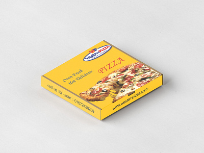 Pizza Box Design | Product Packaging app brand identity branding icon illustraion logo mark pizza pizza box pizza logo product design product packaging sketch u letter logo website