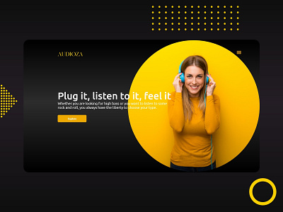 Dark Mode | Headphone Header Exploration