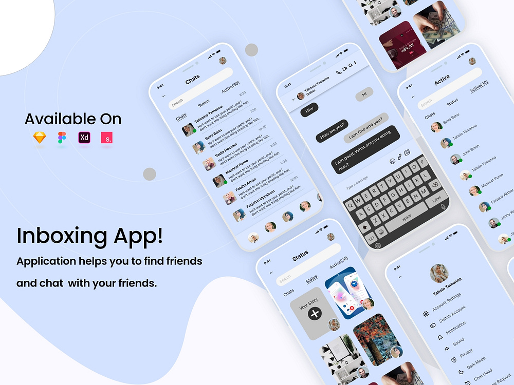 Inboxing App Ui By Tahsin Tamanna On Dribbble 