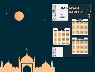 Ramadan Kareem Calender 2021 2021 brand identity branding calenderdesign graphicdesign hijri1442 holographic illustration lettermark magfirat moon mosque najat rahmat ramadan kareem ramadan mubarak ramajan ramzan