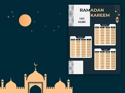 Ramadan Kareem Calender 2021