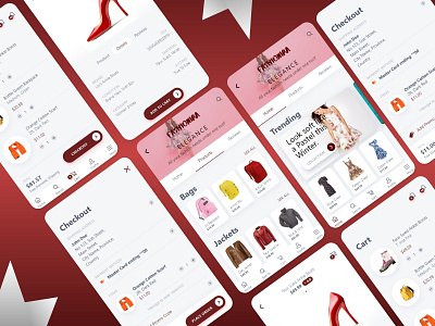 E-commerce App UI | FASHIONIRA appui bag brand brand identity branding design dress e commerceapp fashionapp icon lettermark manwoman mark mobileapp mobiledesign shoe uiux