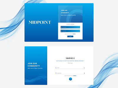 IT Company Web LOGIN UI | MIDPOINT