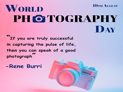 Social Media Banner | World Photography Day