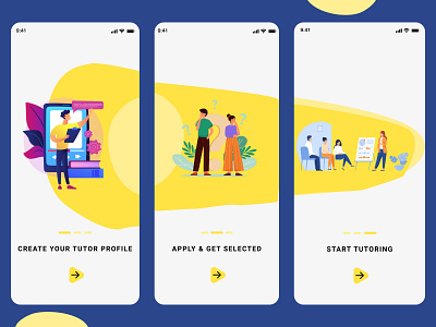 Tutor App UI | Onboarding Screen