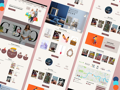 E-commerce Fashion Web UI