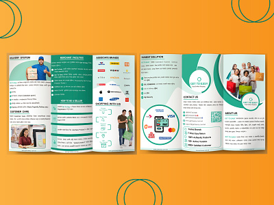 Trifold Brochure advertising brand identity branding brochure corporate design flyer graphic design icon leaflet mark marketing trifold ui