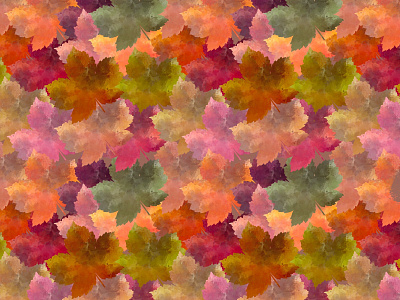 Scattered leaves art autumn background design digital digitalart drawing fall leaf leaves pattern seamless surface art wallpaper