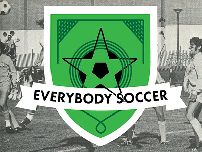 Everybody Soccer brand crest logo soccer