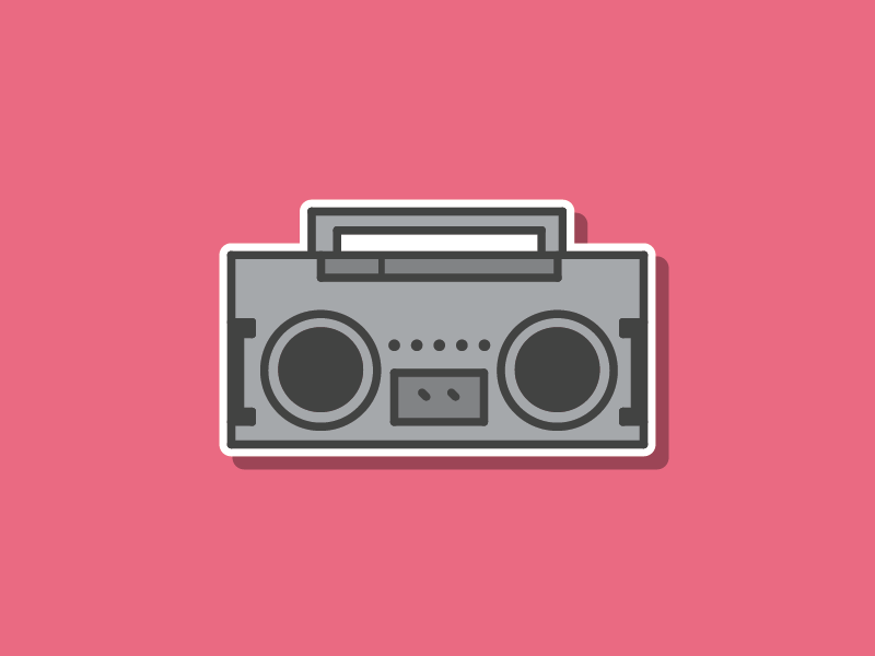 Neighborhorde Weapons - Boombox boombox icons dev indie video games