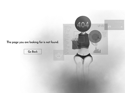 404 Page-Daily UI 008 dailyui design procreate ui web