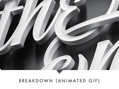 Promo for Sudtipos' font release: breakdown animated gif breakdown gif lettering poster process sudtipos typography