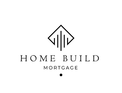 HomeBuild Mortgage - LOGO Concept 4 branding design flat graphic design icon illustrator logo minimal typography vector