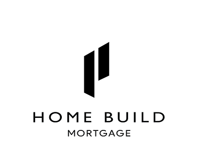 HomeBuild Mortgage - LOGO Concept 5 branding design flat graphic design icon illustrator logo minimal typography vector