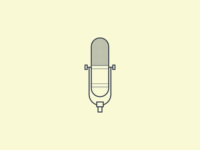 Microphone illustration microphone retro vector