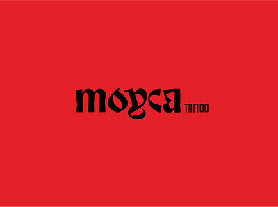 Moyca Tattoo Logotype, by @nenhumestudio brand branding brazil design graphicdesign illustration illustrator logo logotype nenhumestudio tattoo typography vector