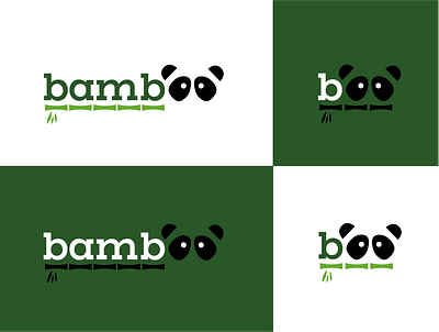 Bamboo - #dailylogochallenge day 3 bamboo branding dailylogochallenge dailylogochallengeday3 design drawing flat icon illustration logo panda logo typography vector