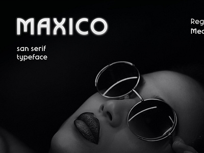 Maxico — san serif typeface branding design graphic design logo ui