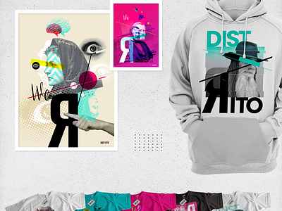 We R Distrito brandbook branding concept art concept design design digital art illustration logo typography vector visual identity