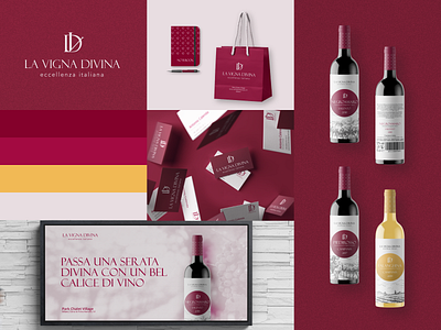 Wine Brand Design brand brand identity branding design graphic design logo logotype packaging visual wine wine label бренд брендинг вино лого логотип