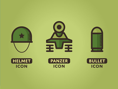 Army Icons Set
