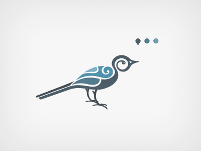 Logo longtail bird ideabrand logo longtail melody nature tail tonysee