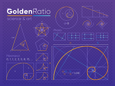 Golden Ratio art design fibonacci golden proportion ratio science