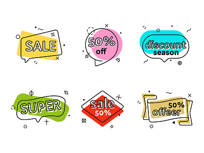 Sale Tags buy creative design discount offer sale season shop tag