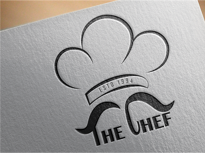 Random logo design idea (The Chef) branding business logo chef logo cookery design flat icon illustration logo minimal the chef typography vector