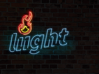 Liight #dailylogochallenge branding daily logo challenge design fire logo graphic design illustration light logo logo minimal neon neon logo restaurant logo typography unique vector