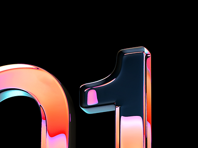 3D Type experiment by Claudio Guglieri on Dribbble