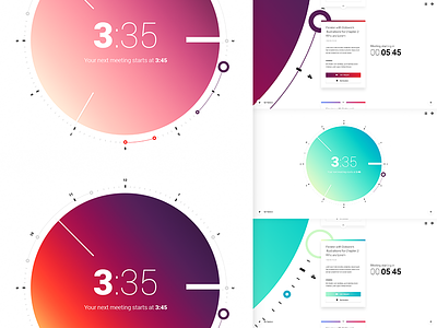 Something from the Archive agenda app calendar chrome color gradients schedule tab