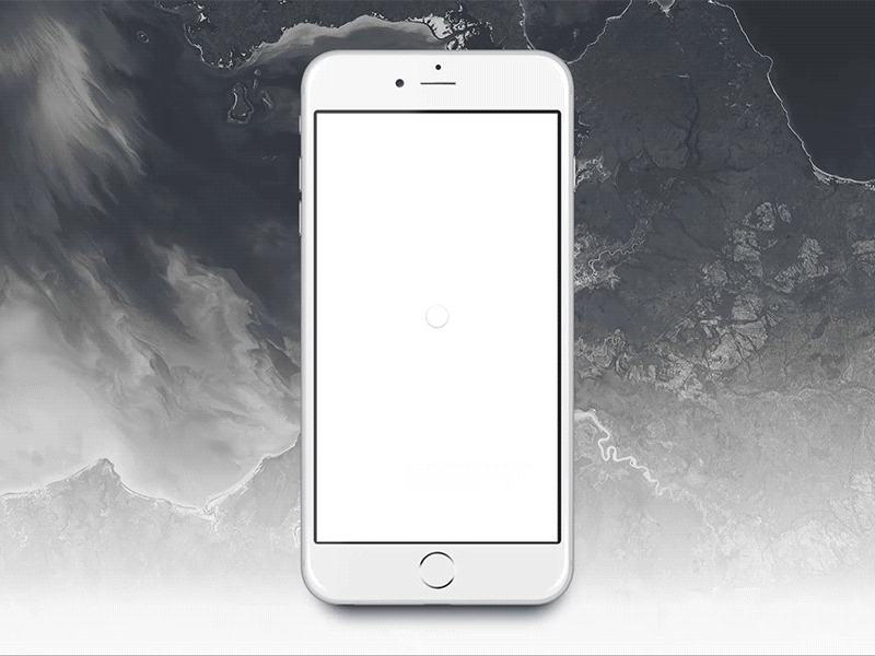 Map Exploration - Clouds Parallax on framerjs app clouds framer framerjs ios map mobile parallax prototype travel
