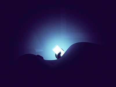 Home - Insomnia dark digital illustration insomnia night phone sleep