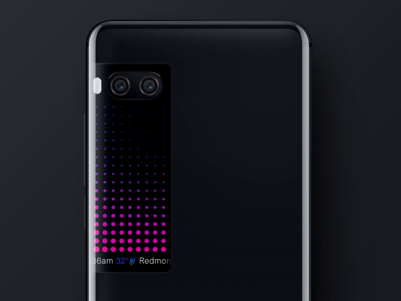 Meizu Pro 7 - Interactive Toy 1. android back framer interactive meizu mobile phone prototype wallpaper