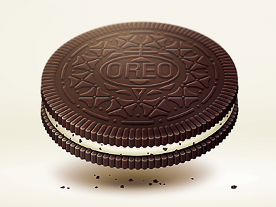 Oreo Cookie cookie food icon illustration oreo