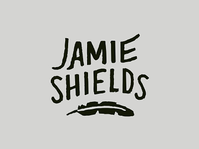 another for Jamie Shields artisian design handdrawn identity logo print stamp