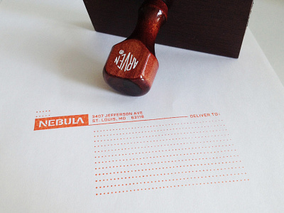 Nebula Coworking // Address stamp