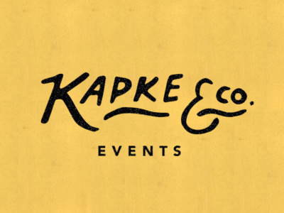 Kapke & Co. // opt 3 branding handdrawn identity illustratative logo logo design logomark vintage