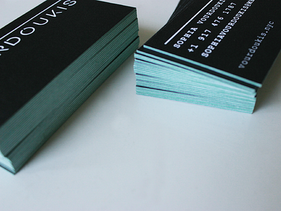 VOURDOUKIS.NYC / business cards