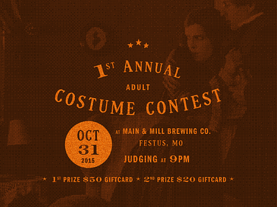 quick halloween graphic brewery contest costume event glitter halloween main mill party spooky typography