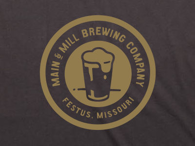 MMBC // lapel design for new tees beer brewery festus lapel missouri mmbc st. louis tee tshirt