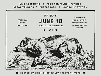 Dog Days of Summer / event flyer