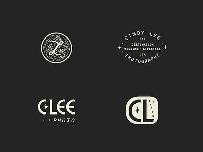 Cindy Lee Photography / brand icon collection // 02 artistic brand icon branding complex handdrawn icons identity letterform mystical offbeat photographer sunburst