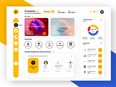 Fintech User's Dashboard