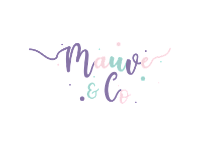Mauve & Co branding design logo