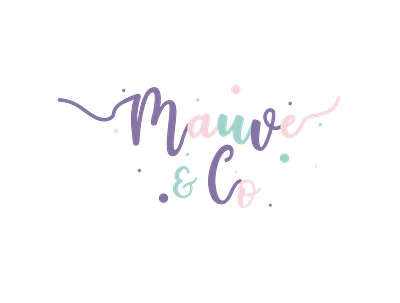 Mauve & Co branding design logo