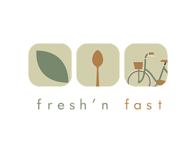 Fresh'n Fast branding design illustration logo