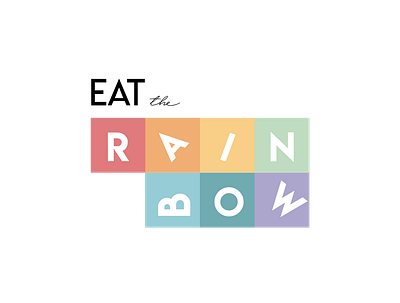 Restaurant Branding branding design illustration logo rainbow restaurant