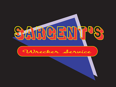 Wrecker service logo branding design logo minimal retro